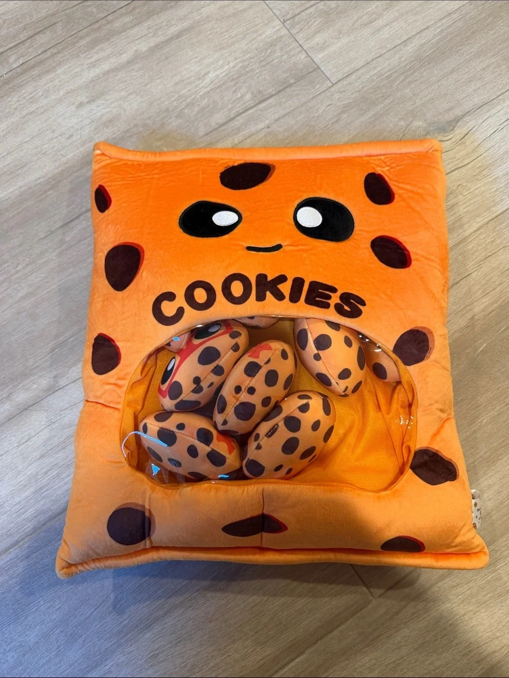 Plush Cookie Toy Set - Orange Cookie Plush with Soft Play Cookies